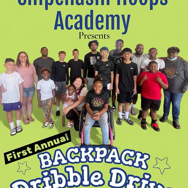 First Annual Backpack Dribble Drive event